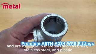 High Quality ASTM A234 WPB Seamless Pipe Fittings