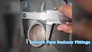 Perlengkapan Peredam Eksentrik Stainless Steel ASME