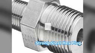 Steker Hex Baja Paduan Tempa 1/4-1" Fitting Berulir